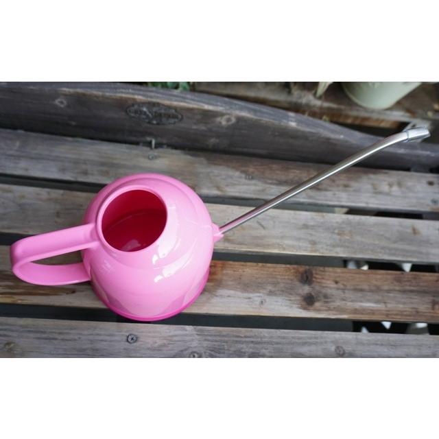 じょうろ ラウンド水さし 1Ｌ ピンク 室内 ジョウロ おしゃれ 小さめ 水差し 多肉 |  | 01