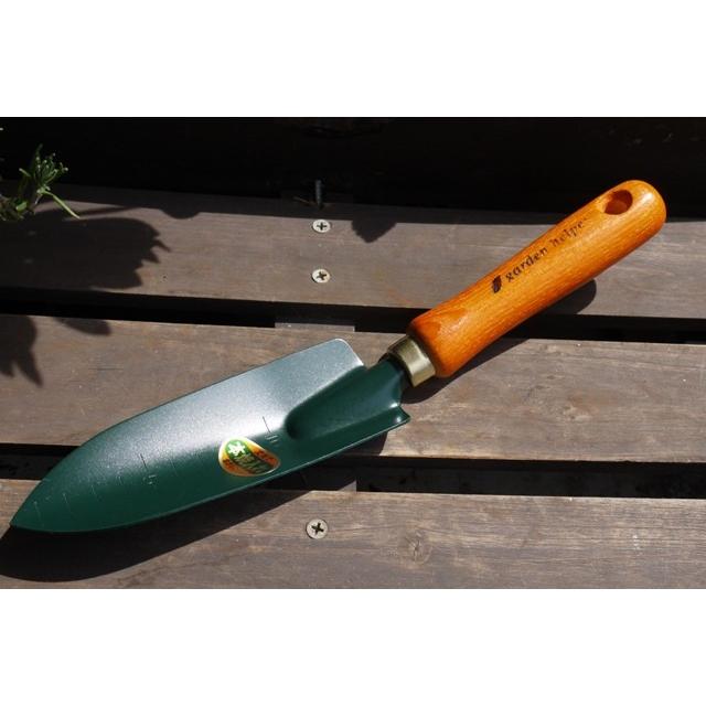 シャベル 焼入移植ゴテ 細 グリーン スコップ | 