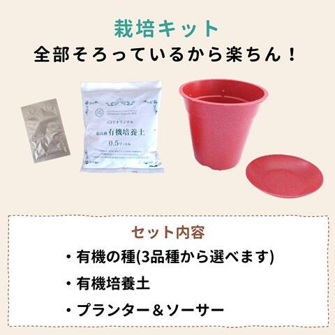 オーガニック栽培キット 選べる２個セット エコ栽培キット 送料込 |  | 01