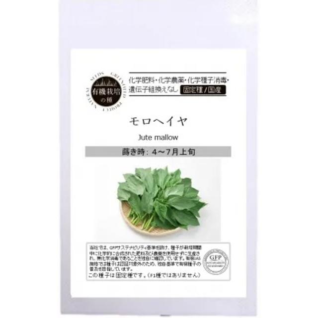有機種子 固定種 モロヘイヤ 種 もろへいや 0.5g 2026年11月期限 | 