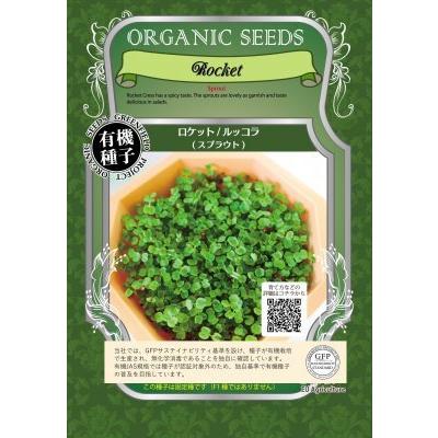 スプラウト 種 ロケット ルッコラ 12ｇ 有機種子 固定種 小袋 2026年11月期限 | 