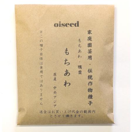 伝統野菜種子 もちあわ 固定種 30ｍｌ 種 在来種 2026年11月期限 | 