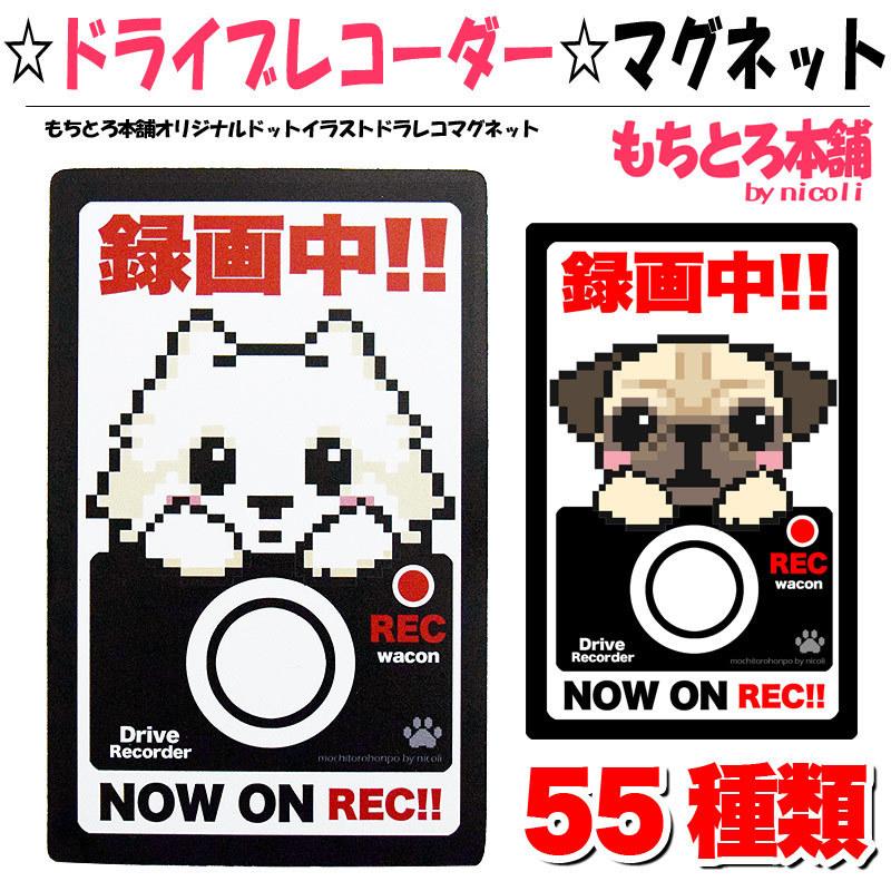 ドラレコステッカー かわいい ドッグ 犬 車 シール ドラレコ ドライブレコーダー マグネット わんこ ワンコ かわいい チワワ ダックス トイプードル シーズー Ni Tate Dora Mag ワンコとアクセサリーのお店ニコリ 通販 Yahoo ショッピング