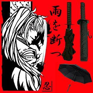 A235（短刀型折りたたみ傘）其の参、12侍傘サムライアンブレラ折り畳み
