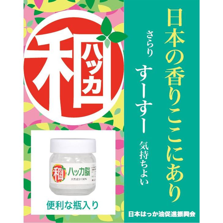 高級和ハッカ脳. お得2個セット. 瓶入16g×2個. 和はっか脳 天然成分100