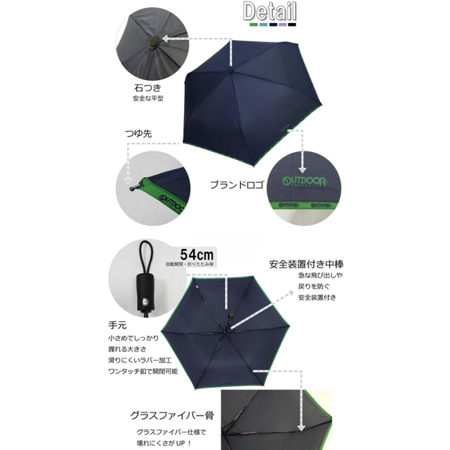 A1335 新作 OUTDOOR PRODUCT ワンタッチ 自動開閉 折りたたみ傘 A1335 新作 OUTDOOR PRODUCT ワンタッチ 自動開閉 折りたたみ傘