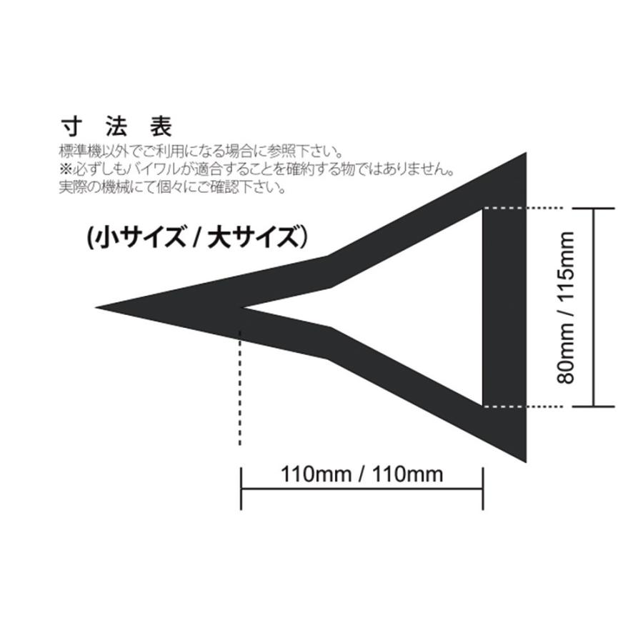 薪割機用　バイワル　小 補助刃 バイワル小サイズ 薪割機専用 : nicology ニコロジィ ヤフー店