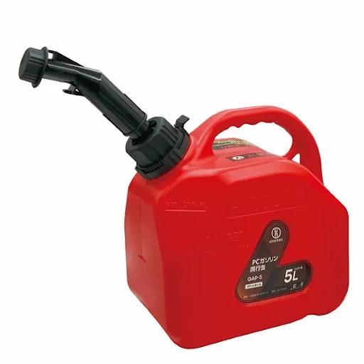 PCガソリン携行缶 5L ノズル付 GAP-5 マツモト : nicology ニコロジィ