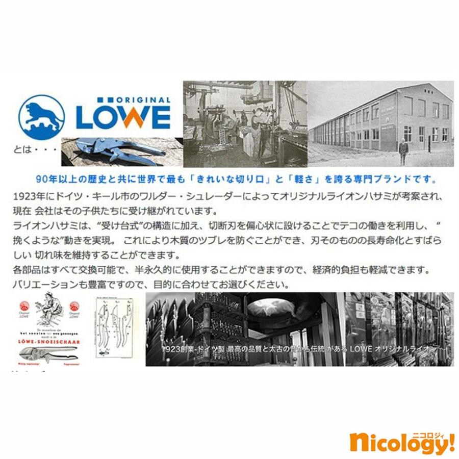 LOWE オリジナルライオン交換刃 1007 剪定バサミ 剪定鋏 替刃