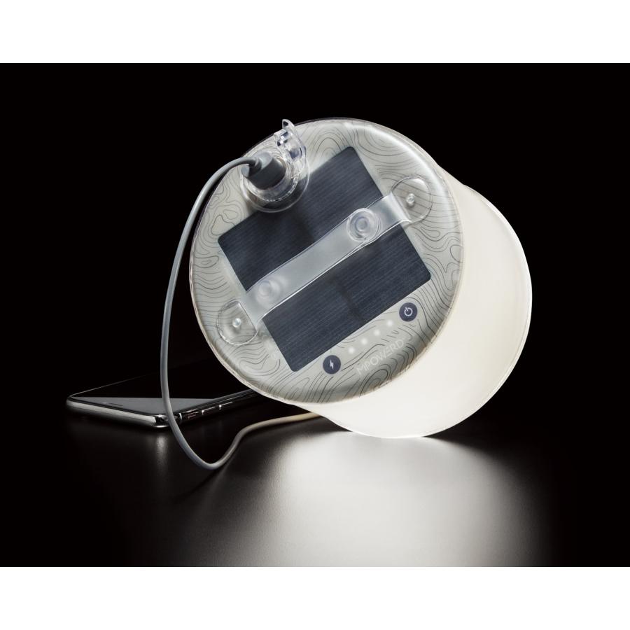 空気で膨らむ LED ソーラーライト MPOWERD LUX PRO ポータブルライト 