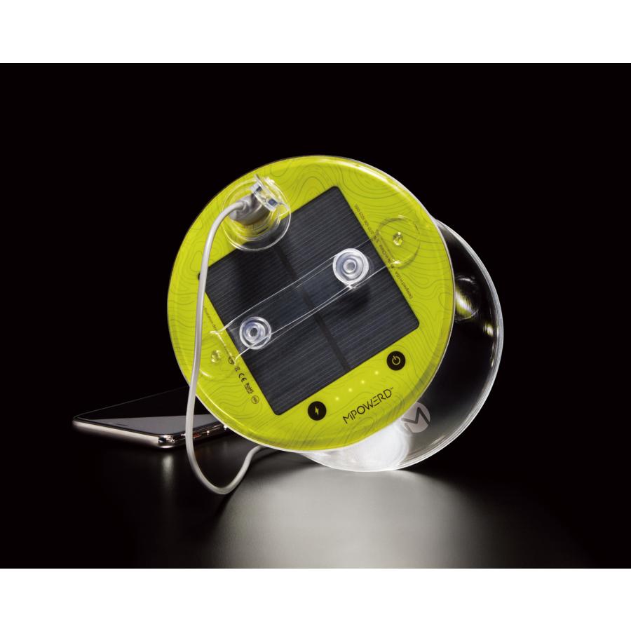 空気で膨らむ LED ソーラーライト MPOWERD アウトドア2.0 PRO ポータブルライト ソーラー＆USB充電 モバイルチャージャー 暖色 50時間の点灯可能 折りたたみ可能｜nicology-store｜02