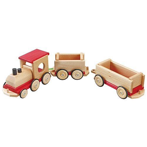 木のおもちゃ 車 木製 子供 3歳 4歳 5歳 誕生日プレゼント　BE-機関車