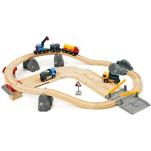 BRIO - 木製線路 3歳 4歳 5歳 小わっぱ 生まれ落ちる日差し上げ物 線路＆読み込む切り出す仕掛ける おもちゃ-レールトイ
