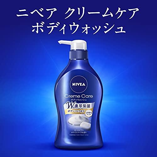 【まとめ買い】 ニベア クリームケア ボディウォッシュ ヨーロピアンホワイトソープの香り つめかえ用 360ml×4個パック W濃厚保湿｜nicomagasin｜03