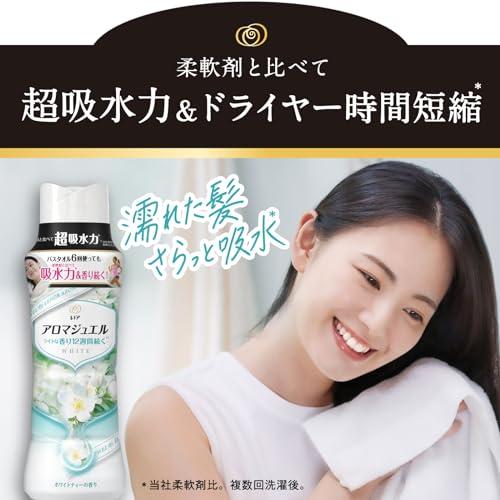 レノア ハピネス アロマジュエル 香り付け専用ビーズ ホワイトティー 本体 470mL｜nicomagasin｜02