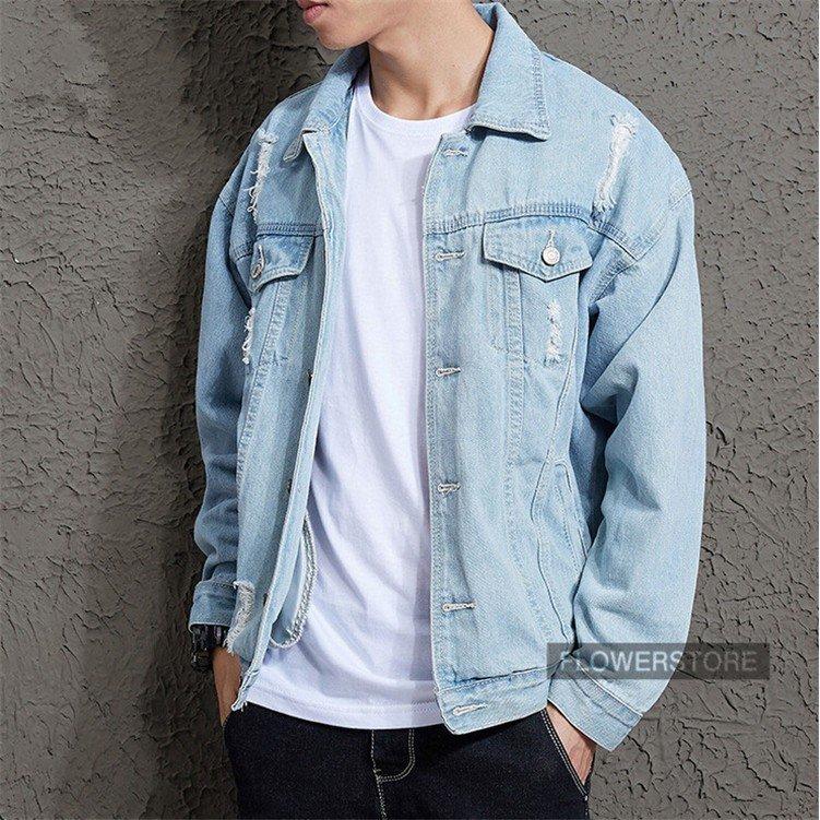 超安い ジャケット Gジャン ジージャン 秋 メンズ デニムジャケット ヴィンテージ Gジャン ジージャン 秋 メンズ デニムジャケット ヴィンテージ ジャンパー カジュアル デニム 細身 お兄系 カッコイイ 春物 ダメージ加工 Ism Com Ge