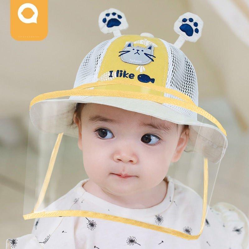 コロナ対策 赤ちゃん 子供 フェイスシールド ウイルス対策 帽子 飛沫防止 公園遊び ベビー 新型コロナ対策 花粉対策 外出 高級品