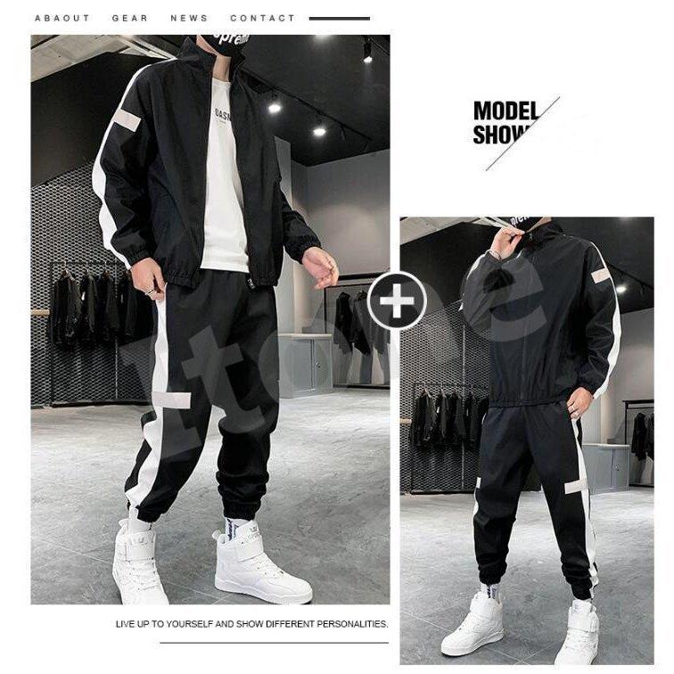 ジャージ メンズ セットアップ 秋 春 スウェット 2点セット 人気 長袖 おしゃれ パーカー ルームウェア スウェットパンツ カジュアル 新作 大きいサイズ 消費税無し