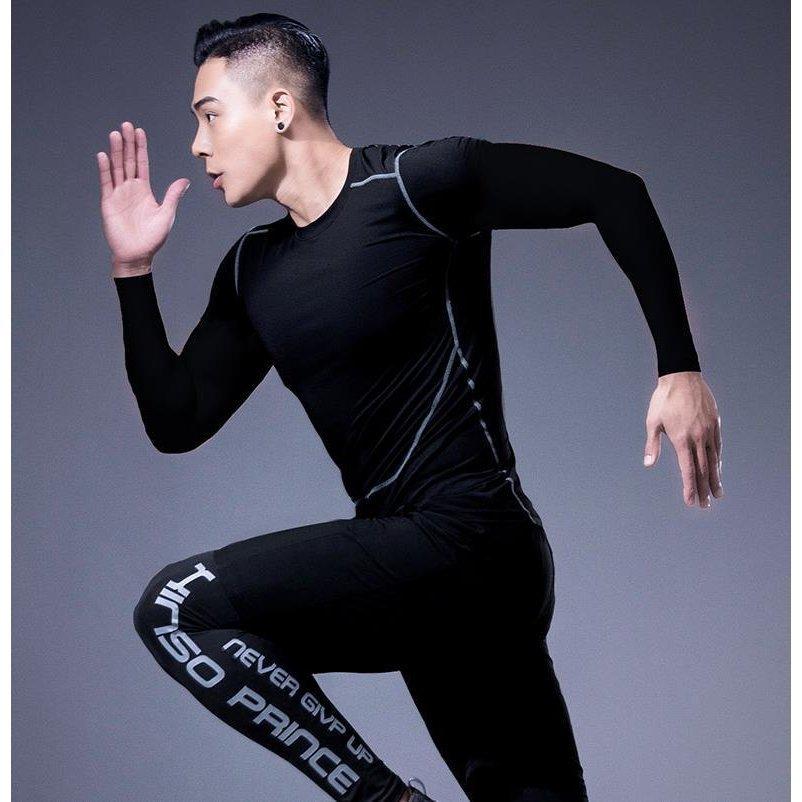 休日 トレーニングウエア メンズ スポーツウェア 上下2点セットランニングウェア ウォーキング ヨガウェア 速乾 春夏秋冬 ジム 吸汗 ダイエット