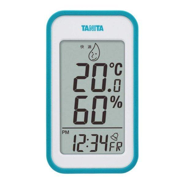 メール便 送料無料 タニタ(TANITA) 〈温湿度計〉デジタル温湿度計 TT-559-BL(ブルー) JAN：4904785555921 温湿度計 置温湿度計