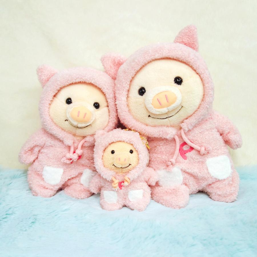 ぷーとん】 きぐるみパジャマ ぬいぐるみ マスコット 豚 内藤デザイン