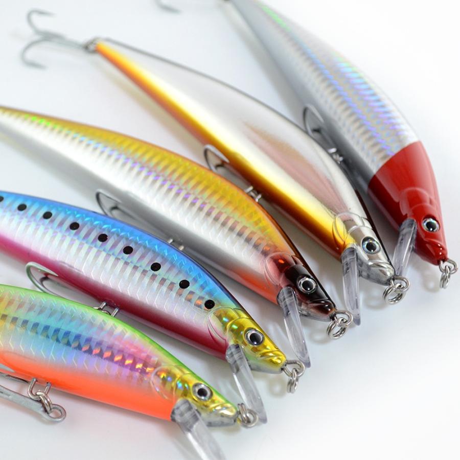 超ぶっ飛び シンキングミノー　5個セット　140S/50ｇ　ルアーセット対象魚：シーバス/ヒラスズキ/ヒラメ／マゴチ/青物　ルアーセット｜niconicokikaku｜02