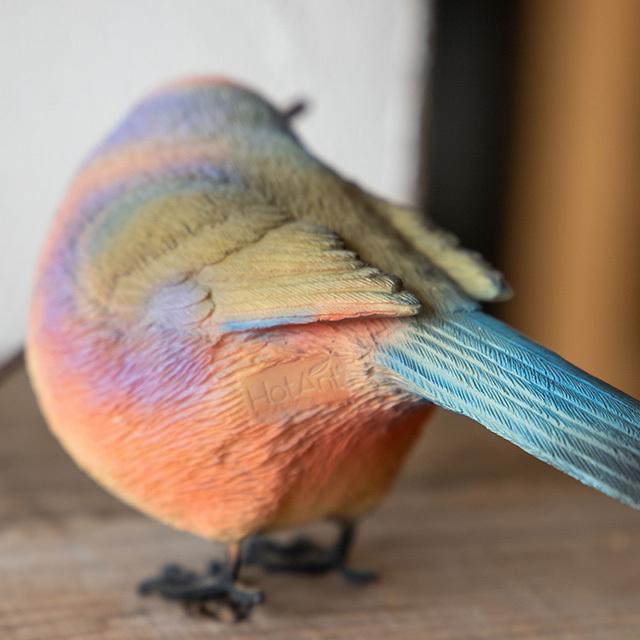 リアルな生き物マグネット バーディビル フジイロムシクイ BIRDIE BILL WHITE-BROWED TIT｜niconomanimani｜05