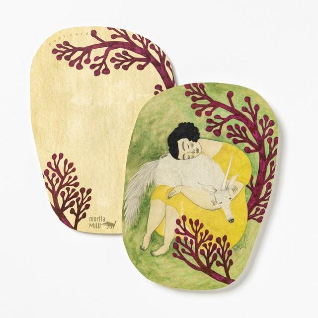 Moritamiw ポストカード 黄色いワンピースで カード プレゼント カワイイ 雑貨 森田miw 挿絵画家 イラストレーター 楠橋紋織 コラボ M 00 1 Niconomanimani ニコノマニマニ 通販 Yahoo ショッピング