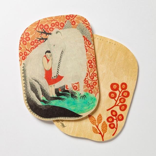 Moritamiw ポストカード 竜の涙の水溜りで カード プレゼント カワイイ 雑貨 森田miw 挿絵画家 イラストレーター 楠橋紋織 コラボ M 624 00 1 Niconomanimani ニコノマニマニ 通販 Yahoo ショッピング