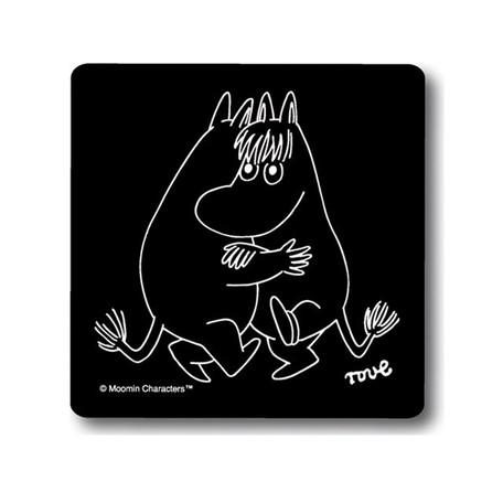 Moomin ムーミン コミック柄コースター Dancing Black Opd Niconomanimani ニコノマニマニ 通販 Yahoo ショッピング