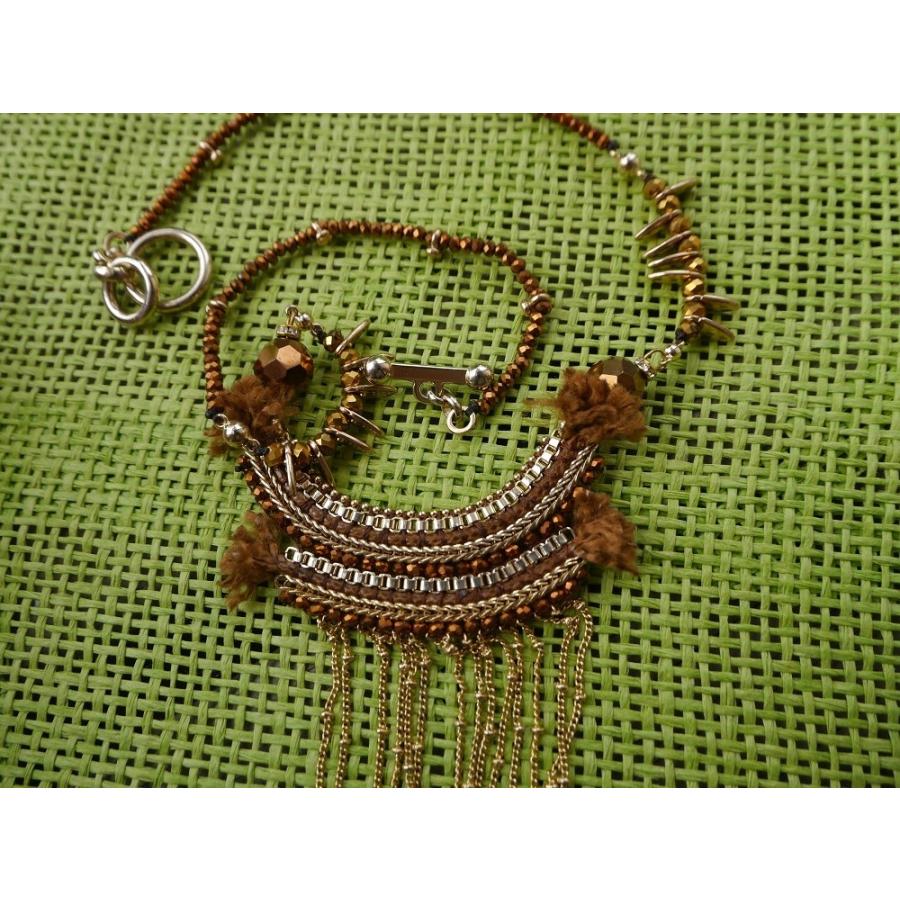 エスニックデザインネックレス　バリ島アジアンペンダント　天然素材　インドネシア製　職人手作り