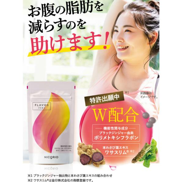 FLAVOS フラボス 機能性表示食品 サプリメント ブラックジンジャー