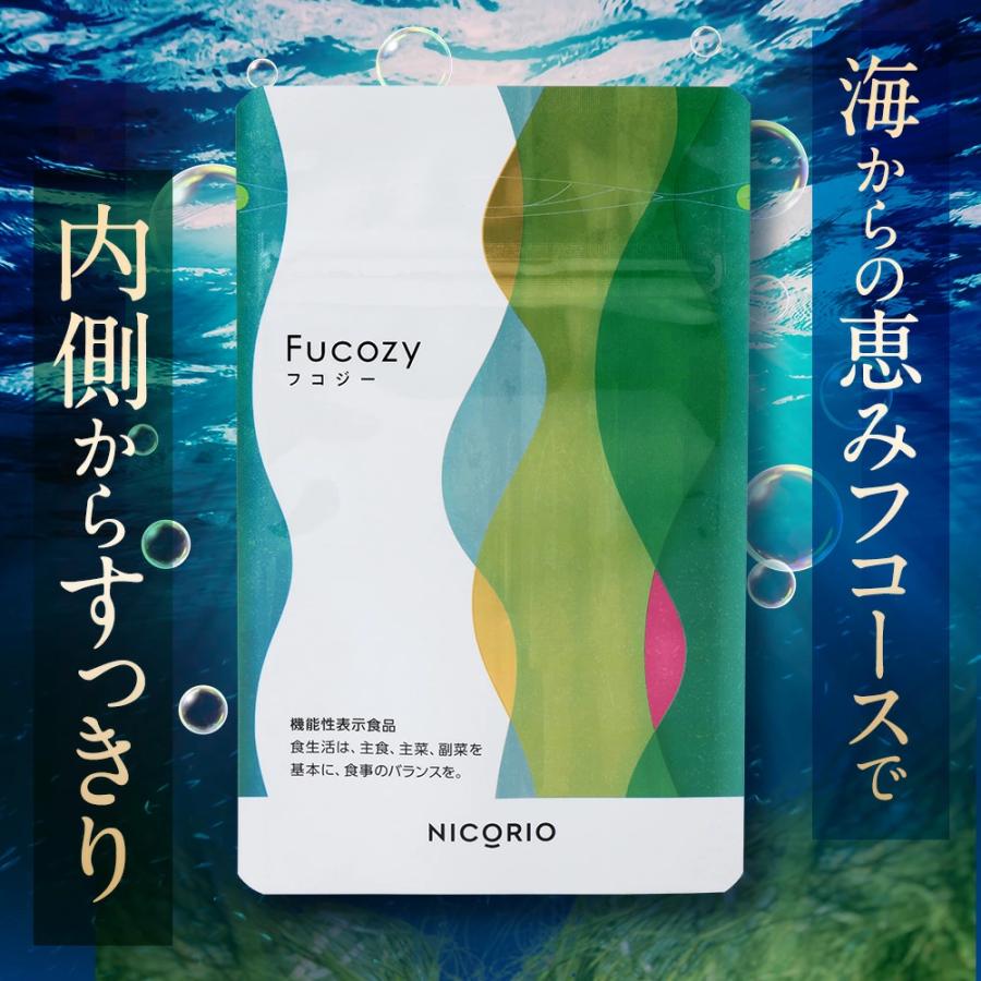 ポイント10倍＋5%OFFクーポン】公式 フコジー 3袋 ニコリオ フコース 