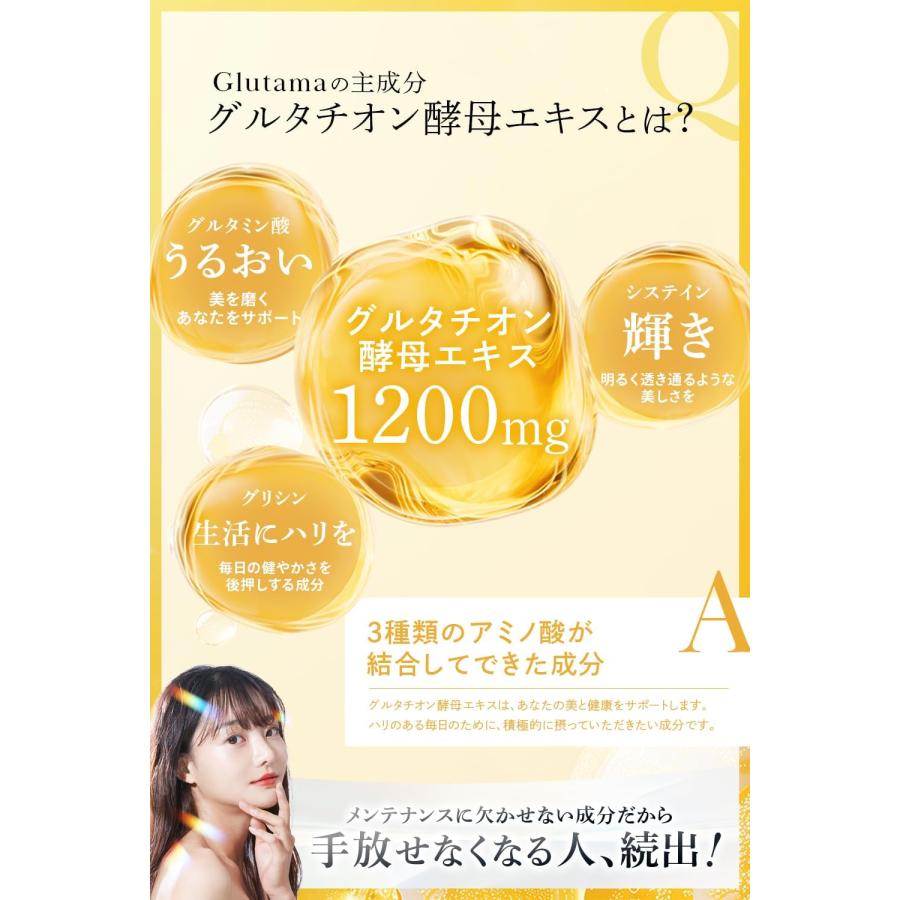 公式 グルタマ 1袋 ニコリオ グルタチオン 酵母 サプリ 白玉ペプチド