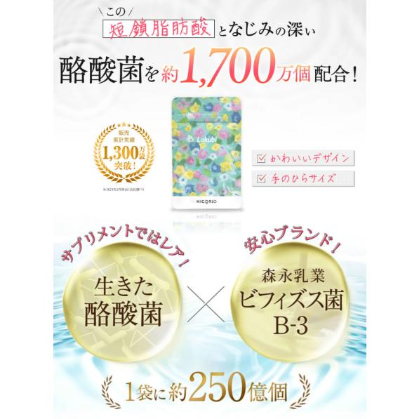 公式 ラクビ 2袋 Lakubi ニコリオ 酪酸菌 サプリ サプリメント プロ