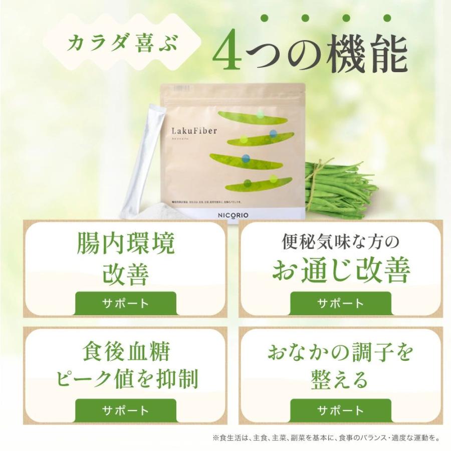 公式 ラクファイバー 1袋 ニコリオ グアーガム分解物 グァーガム