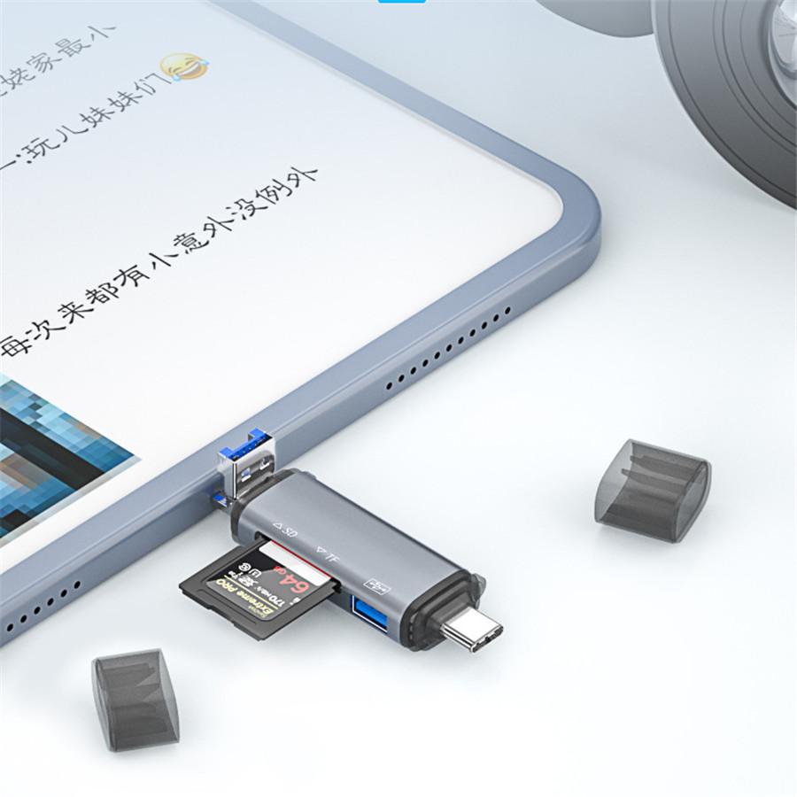 カードリーダー SDカード 3in1カードリーダー USB micro type-c 最大転送速度 多機能リーダー 読み取り 高速 データ転送｜nicosyouji｜12