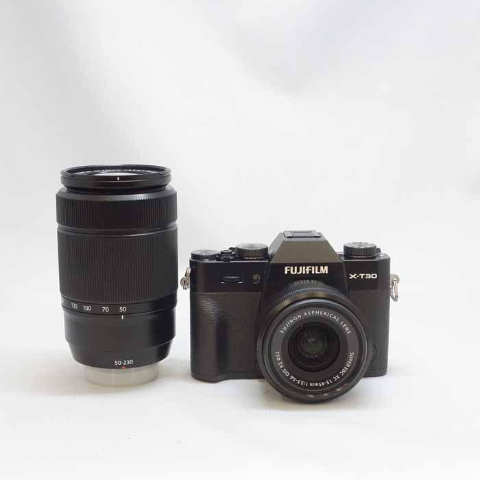 往復送料無料】FUJIFILM X-T30 ダブルズームレンズキット [ブラック