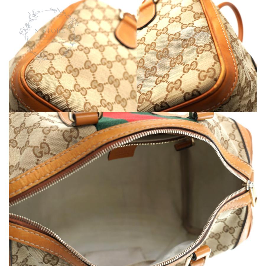 GUCCI（グッチ） GUCCI GGキャンバスシェリーライン ハンドバッグ