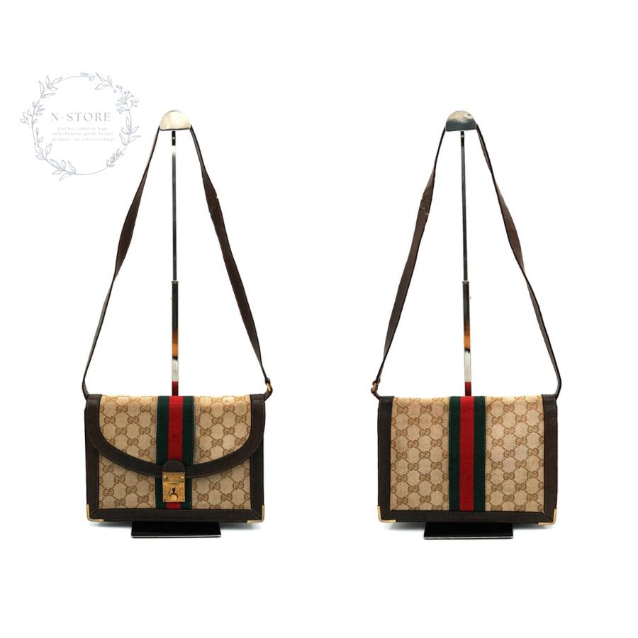 GUCCI（グッチ） オールドグッチ GGキャンバス シェリーライン