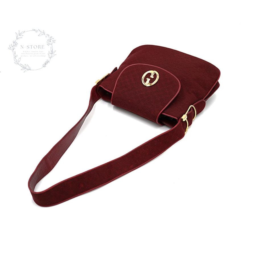 GUCCI（グッチ） オールドグッチ マイクロGG ベルベット ゴールド 