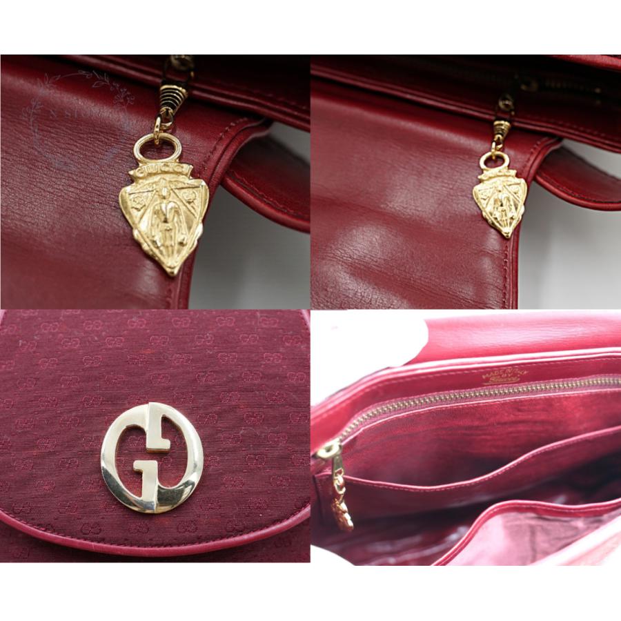 GUCCI（グッチ） オールドグッチ マイクロGG ベルベット ゴールド 