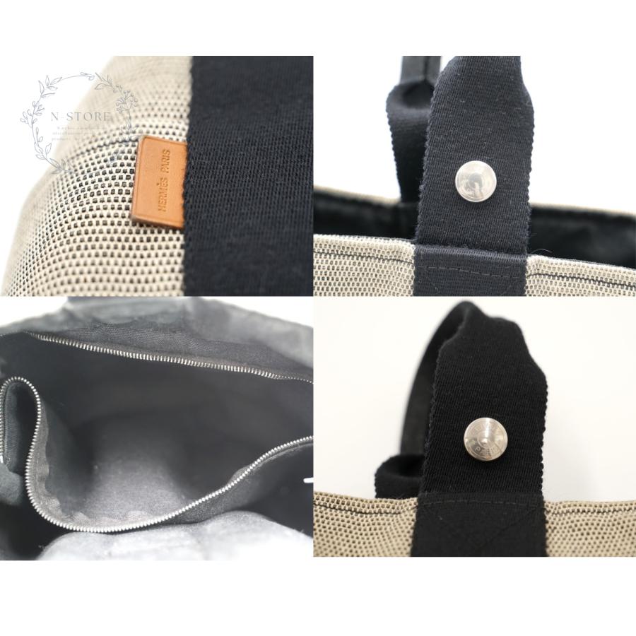 エルメス　サクソーPM トワルアッシュ　ワンハンドル　ハンドバッグ HERMES サクソー PM ハンドバッグ トワルアッシュ キャンバス : N