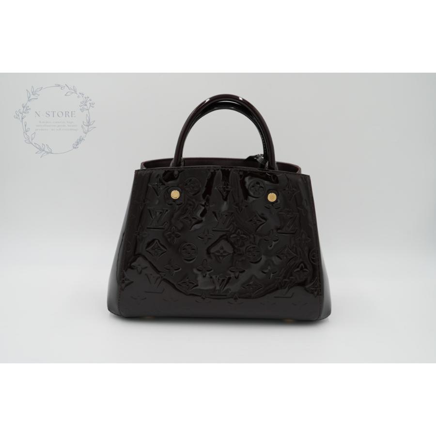 ルイヴィトン　アマラント　ショルダー　ヴェルニ LOUIS VUITTON（ルイ・ヴィトン） ヴェルニ モンテーニュBB ショルダー