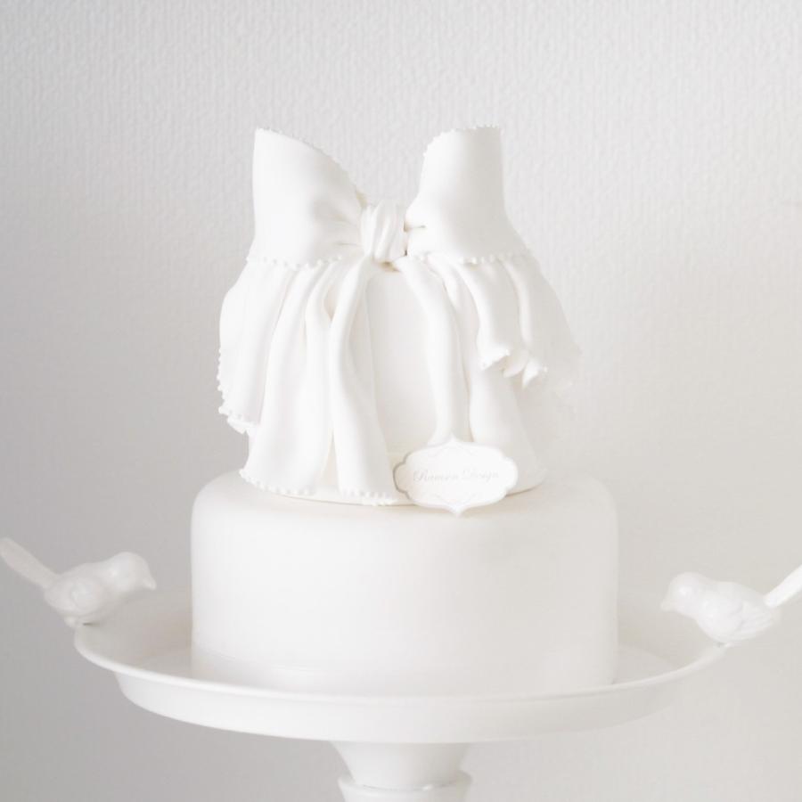 ２段リボンケーキ ラルソンデザイン ラルソンクレイ クレイケーキ フェイクスイーツ ハンドメイド C2f 結婚 出産 育児のギフトhimekuri 通販 Yahoo ショッピング