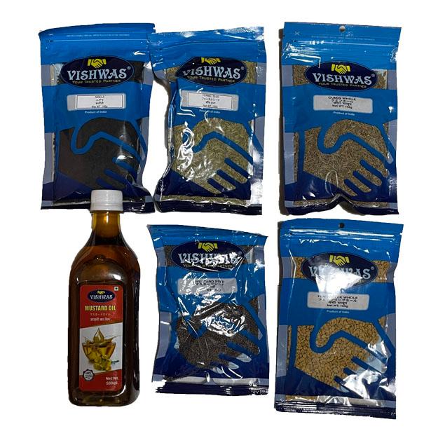 在庫限り パンチフォロン カレー スパイス セット ５つのホールスパイス クミン マスタード フェンネル フェヌグリーク ニゲラ各100g Wantannas Go Id