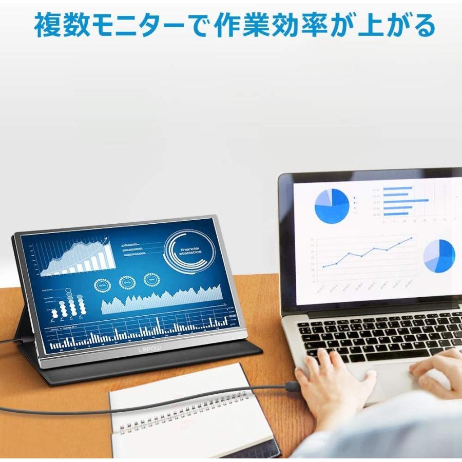 モバイルモニター モバイルディスプレイ 15.6インチ Lepow
