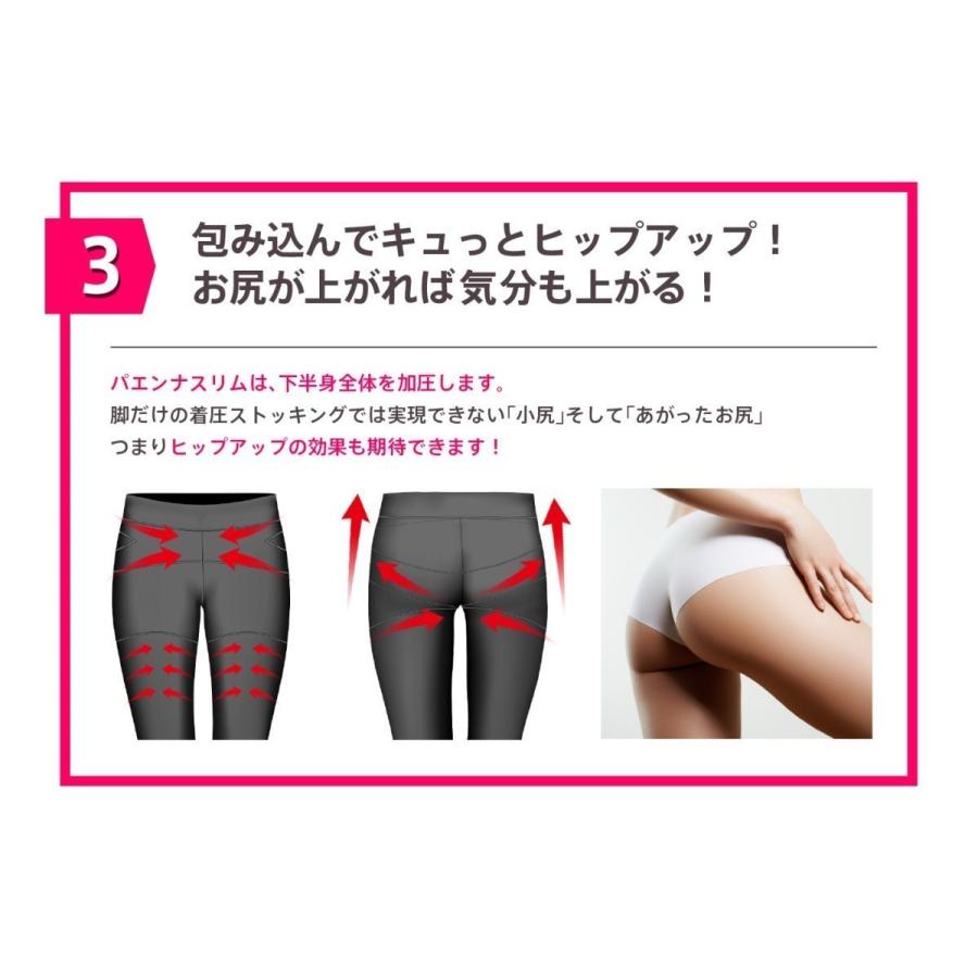 平日用 ５着組 正規品 パエンナスリム 加圧式 レギンス 下半身 ダイエット 着圧 トレンカ 平日チャレンジ タイツ ５着 Paenna05 Niena ヤフー店 通販 Yahoo ショッピング