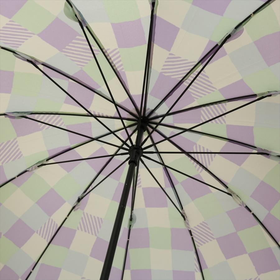 傘 雨傘 レディース 長傘 晴雨兼用 ペールトーンカラー 丈夫 耐風 ニフティカラーズ｜niftycolors｜10