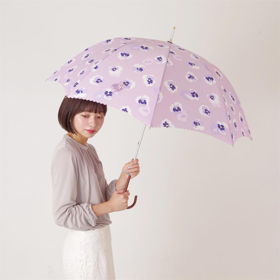 傘 雨傘 レディース 長傘 晴雨兼用 ビオラ ニフティカラーズ｜niftycolors｜10